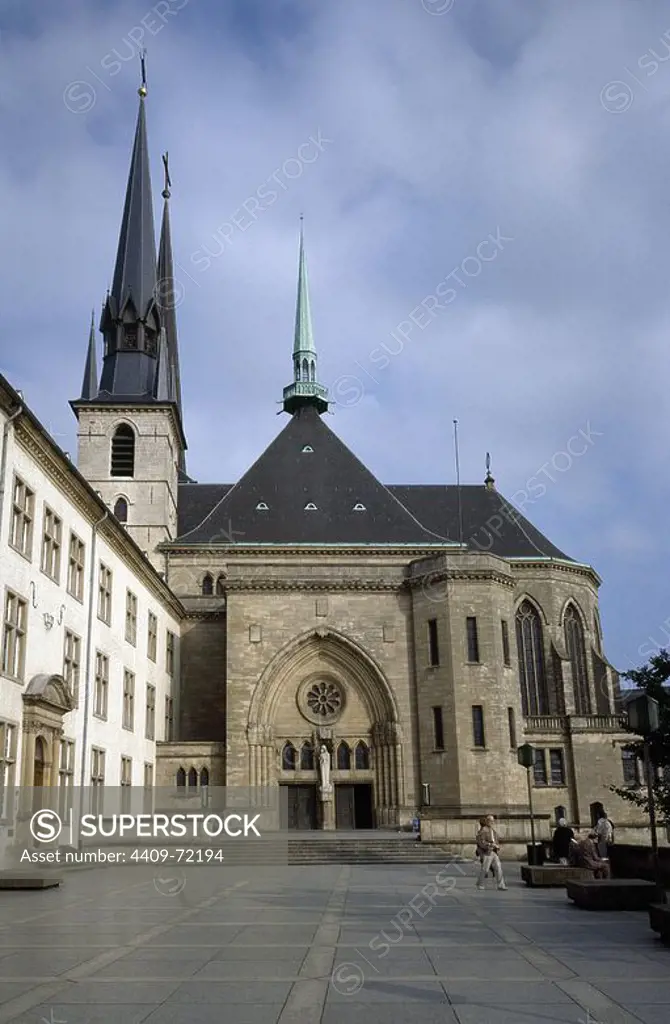 Luxembourg. Luxembourg City. Notre-Dame Cathedrale. 17th century. By Jean du Blocq (1583-1656).
