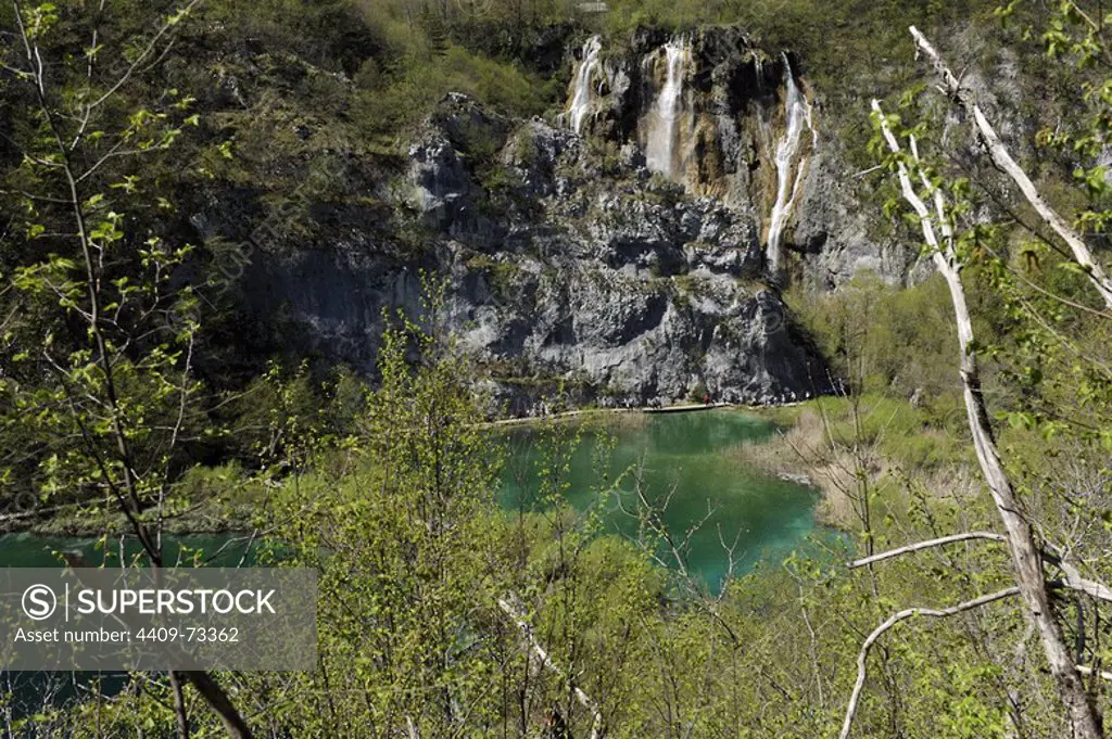 Croatia. Plitvice Lakes National Park. Founded in 1949. UNESCO World Heritage Site.