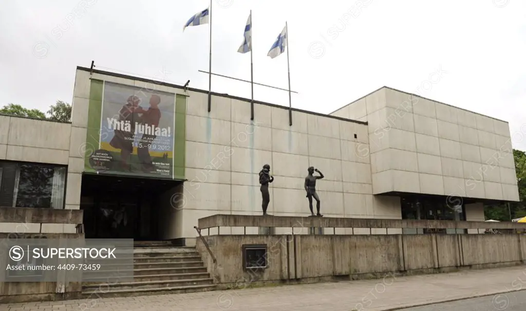 Wa_ino_ Aaltonen Museum of Art or WAM. Turku. Finland. Especially to moderna art. The permanent exhibition of sculptor Waino Aaltonen.