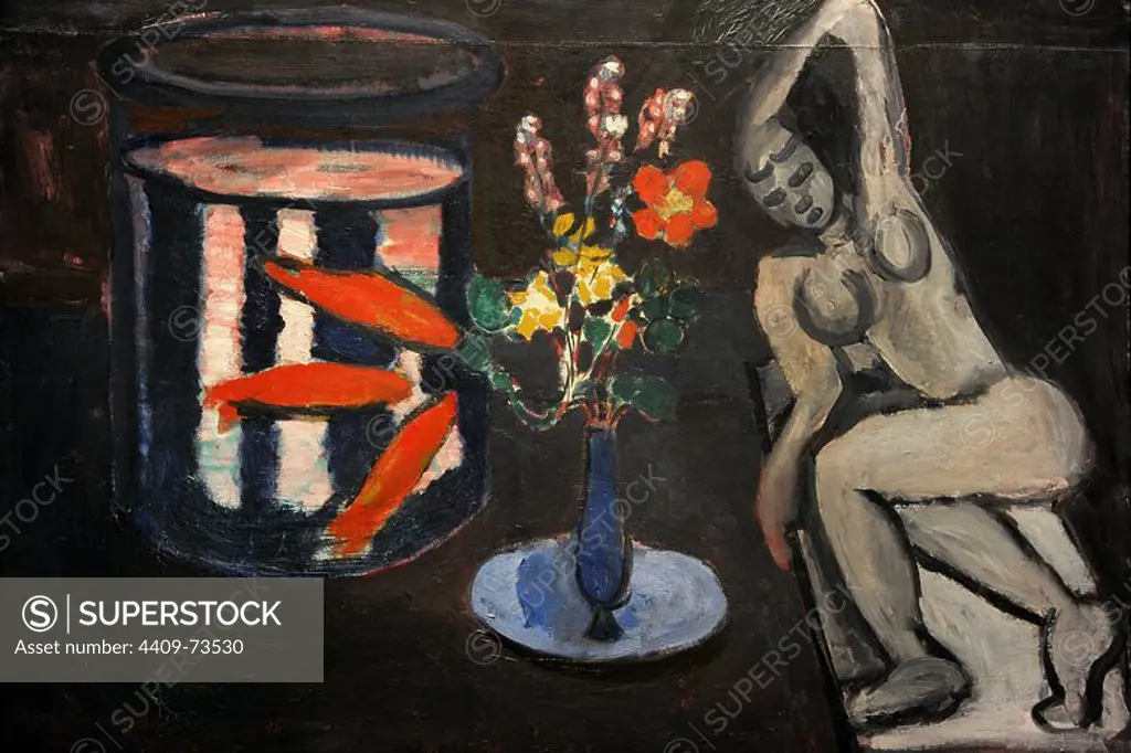 Henri Matisse (1869-1954). French painter. Goldfish, 1912. National Museum of Denmark. Copenhagen. Denmark.
