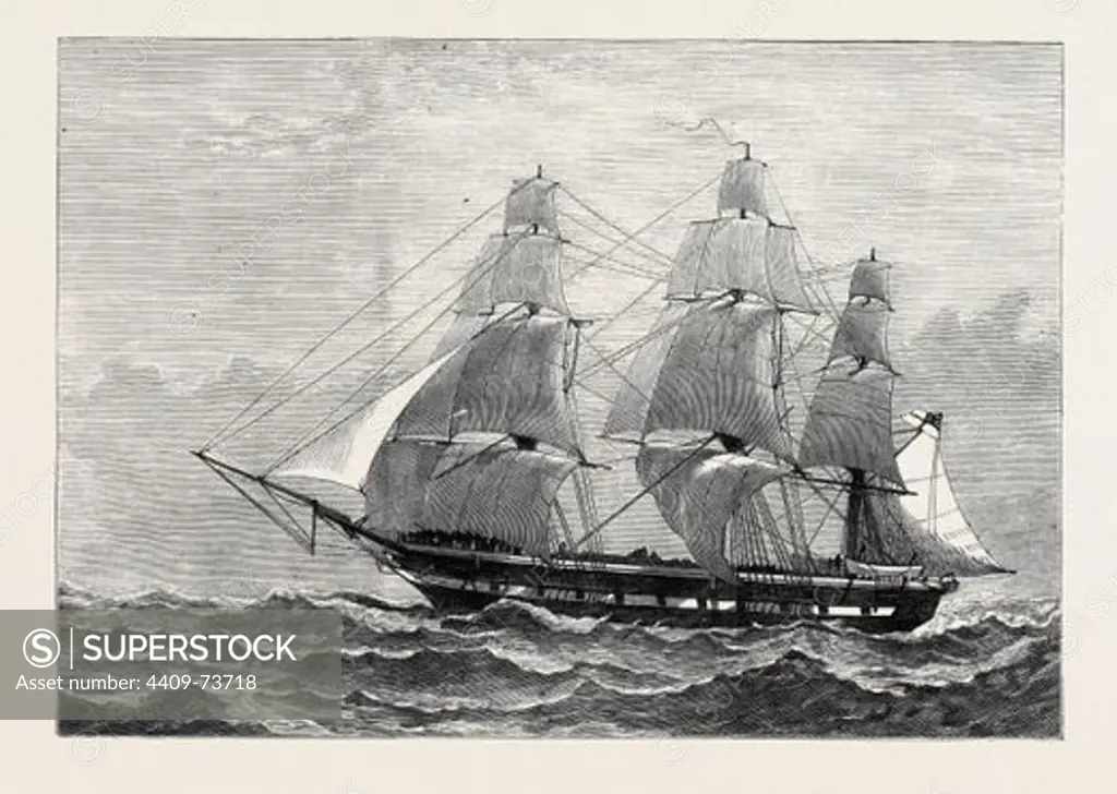 THE MISSING TRAINING SHIP, ATALANTA, 1880.