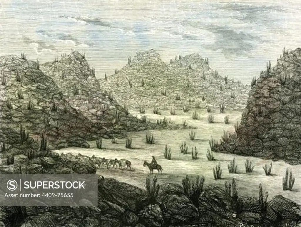 Cerros, 1869, Peru.