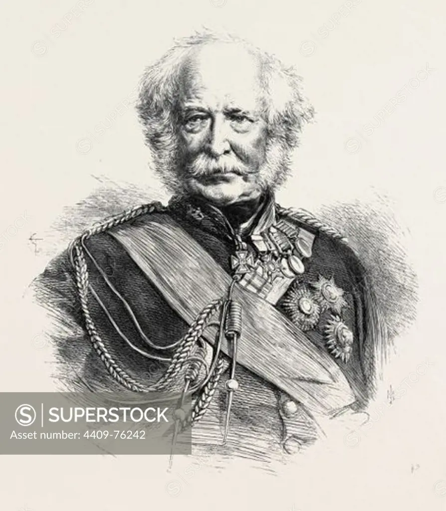 THE LATE FIELD MARSHAL LORD GOUGH, 1869.