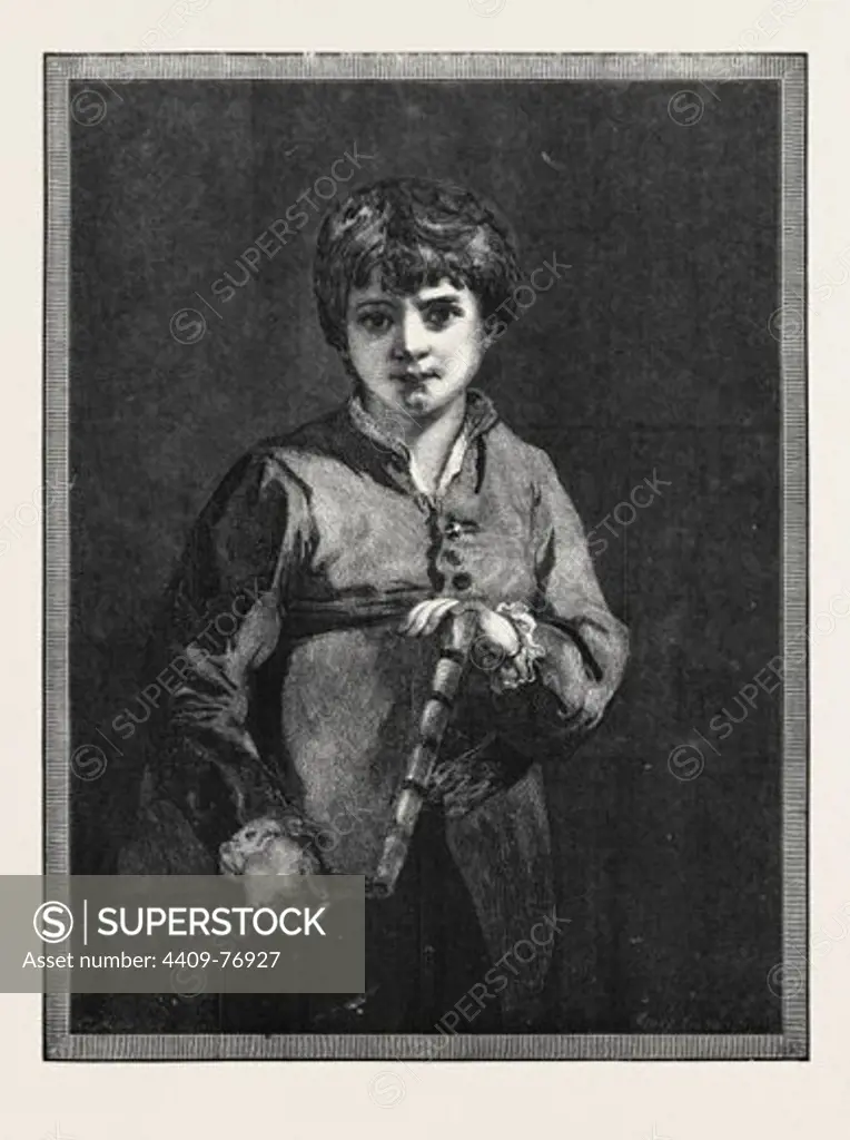 "THE SCHOOLBOY" PAINTED BY SIR JOSHUA REYNOLDS, FROM THE ART-TREASURES EXHIBITION, MANCHESTER.