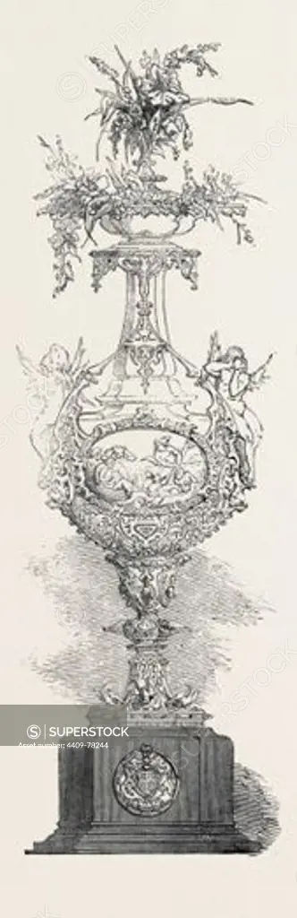THE AEOLIAN VASE, PRESENTED BY HER MAJESTY TO THE ROYAL VICTORIA YACHT CLUB, 1852.