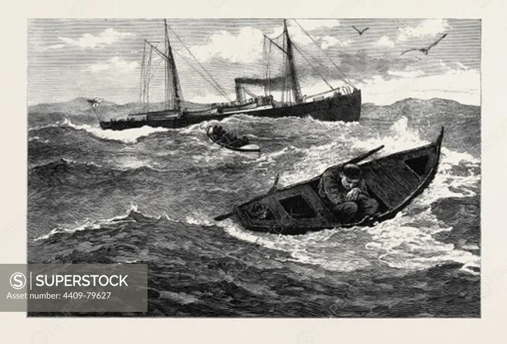 AN INCIDENT DURING THE SEARCH FOR H.M.S. ATALANTA, 1880.