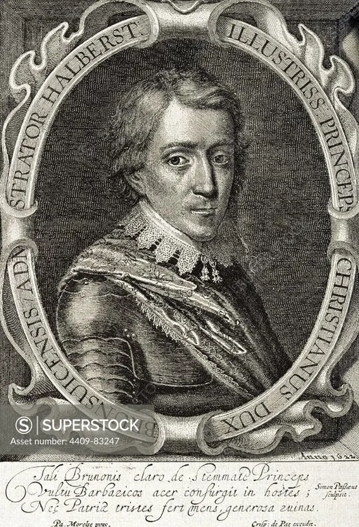 Christian the Younger of Brunswick, Duke of Brunswick-Luneburg (1599-1626). German Bishop of Halberstadt and military leader.