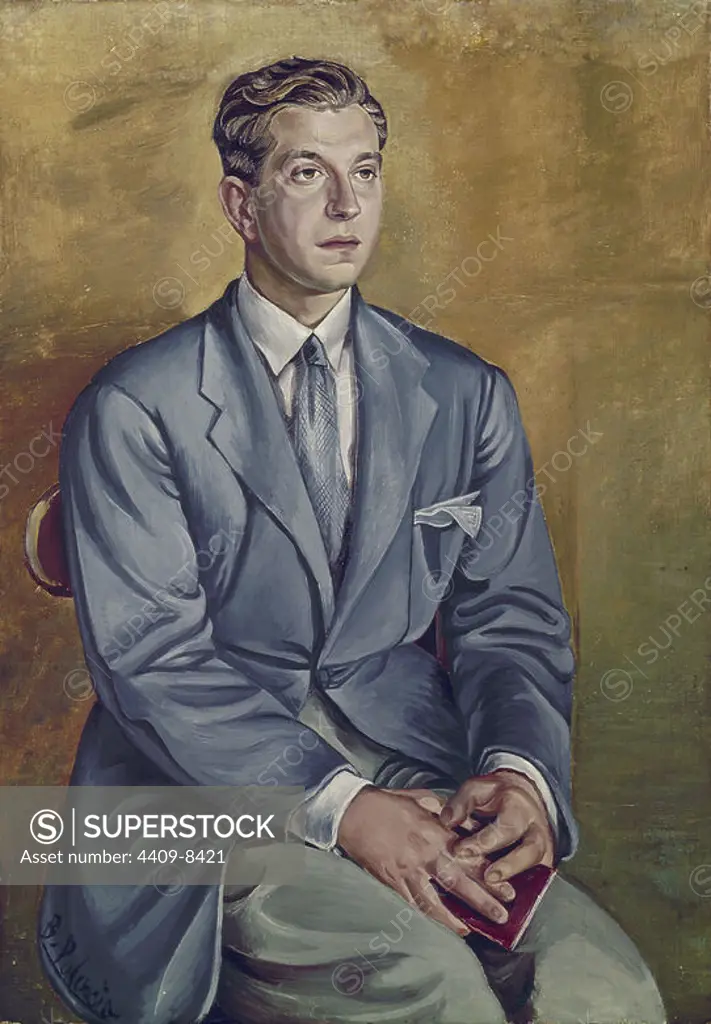 'Portrait of Alberti', 1926, Oil on canvas, 104 x 72,5 cm, AS06132. Author: BENJAMIN PALENCIA. Location: PRIVATE COLLECTION. MADRID. SPAIN. RAPHAEL ALBERTI.