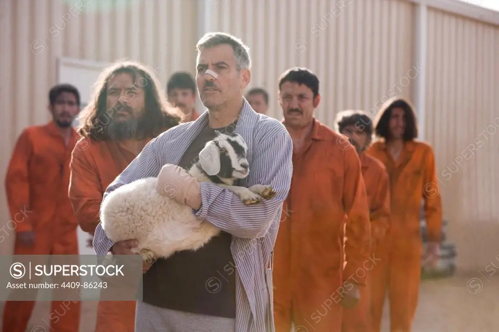 GEORGE CLOONEY in THE MEN WHO STARE AT GOATS (2009), directed by GRANT HESLOV.