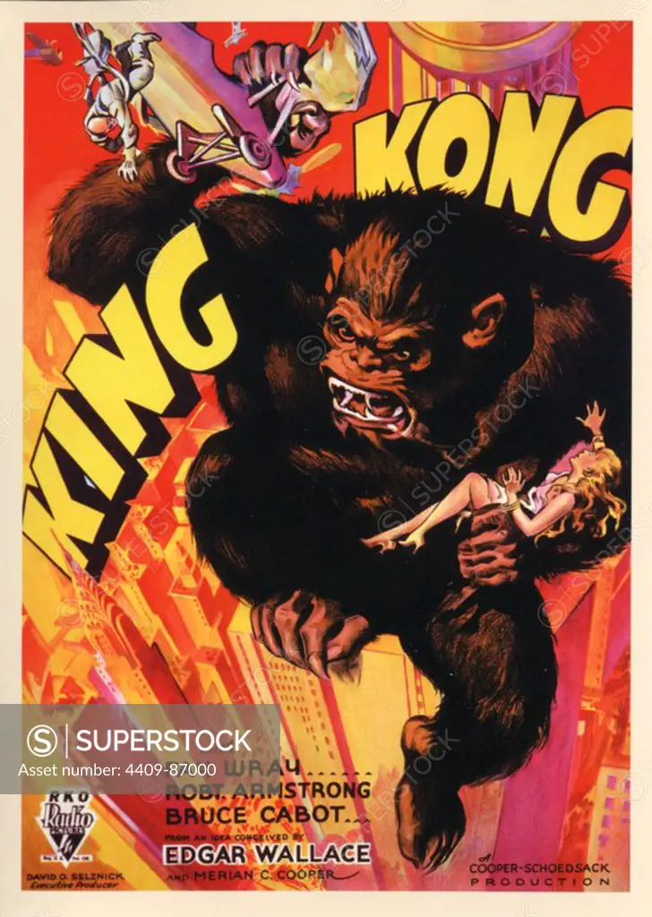 KING KONG (1933), directed by MERIAN C. COOPER and ERNEST B. SCHOEDSACK.