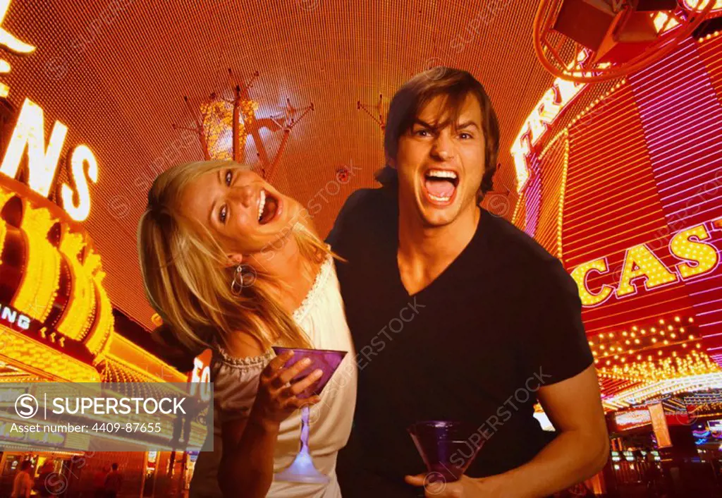 CAMERON DIAZ and ASHTON KUTCHER in WHAT HAPPENS IN VEGAS (2008), directed by TOM VAUGHAN.