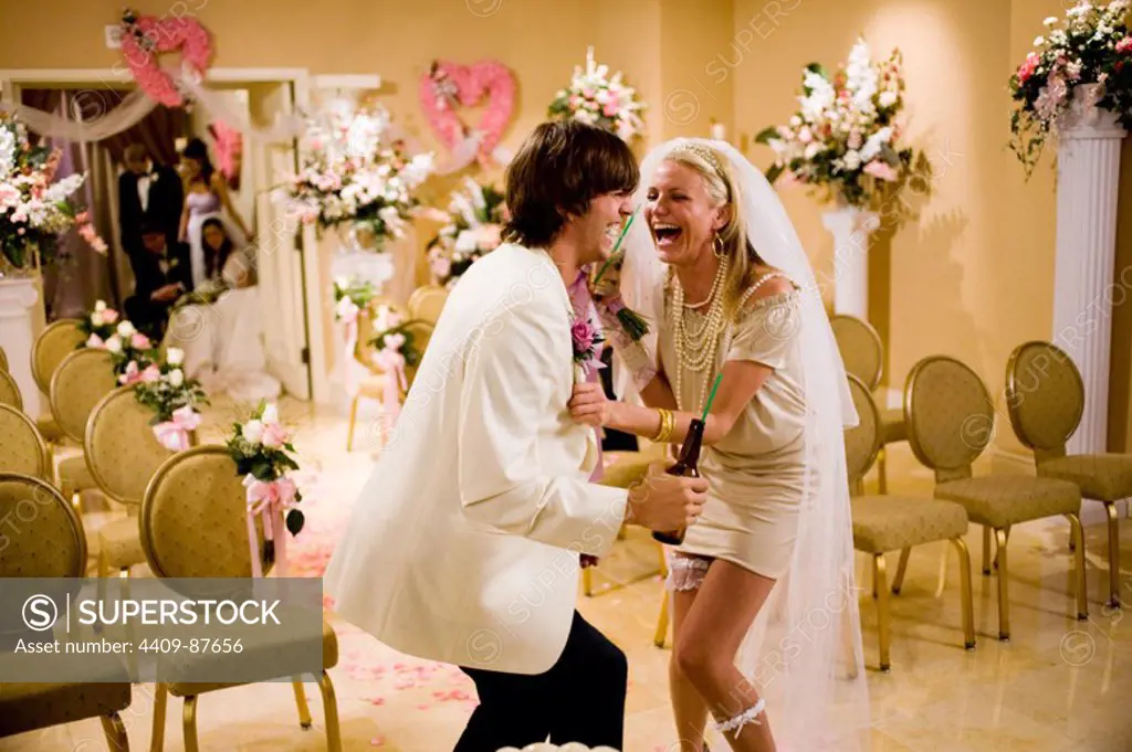 CAMERON DIAZ and ASHTON KUTCHER in WHAT HAPPENS IN VEGAS (2008), directed by TOM VAUGHAN.