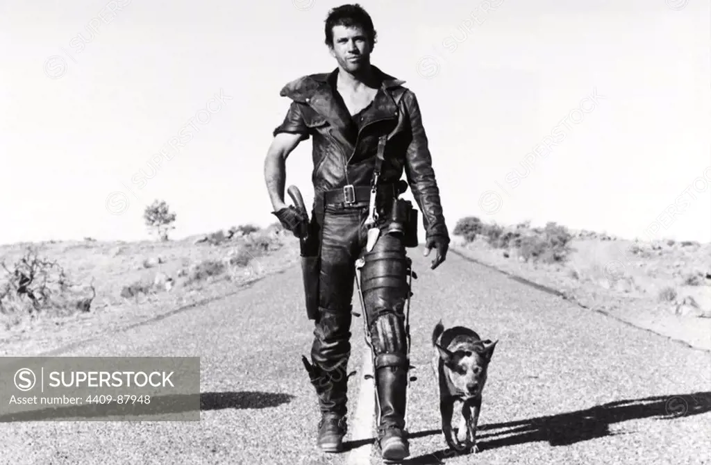 MEL GIBSON in THE MAD MAX II: ROAD WARRIOR (1981), directed by GEORGE MILLER.