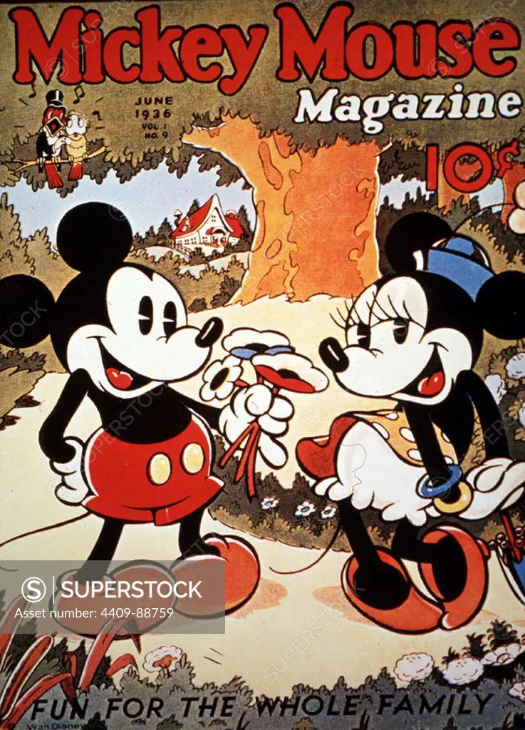 MISC: MICKEY MOUSE. Mickey Mouse magazine dated of 1936.