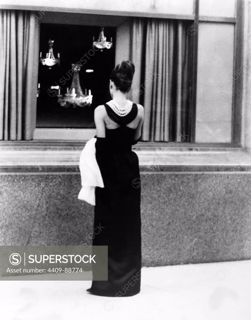 AUDREY HEPBURN in BREAKFAST AT TIFFANY'S (1961), directed by BLAKE EDWARDS.