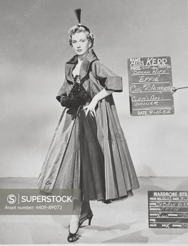 DEBORAH KERR in DREAM WIFE (1953), directed by SIDNEY SHELDON.