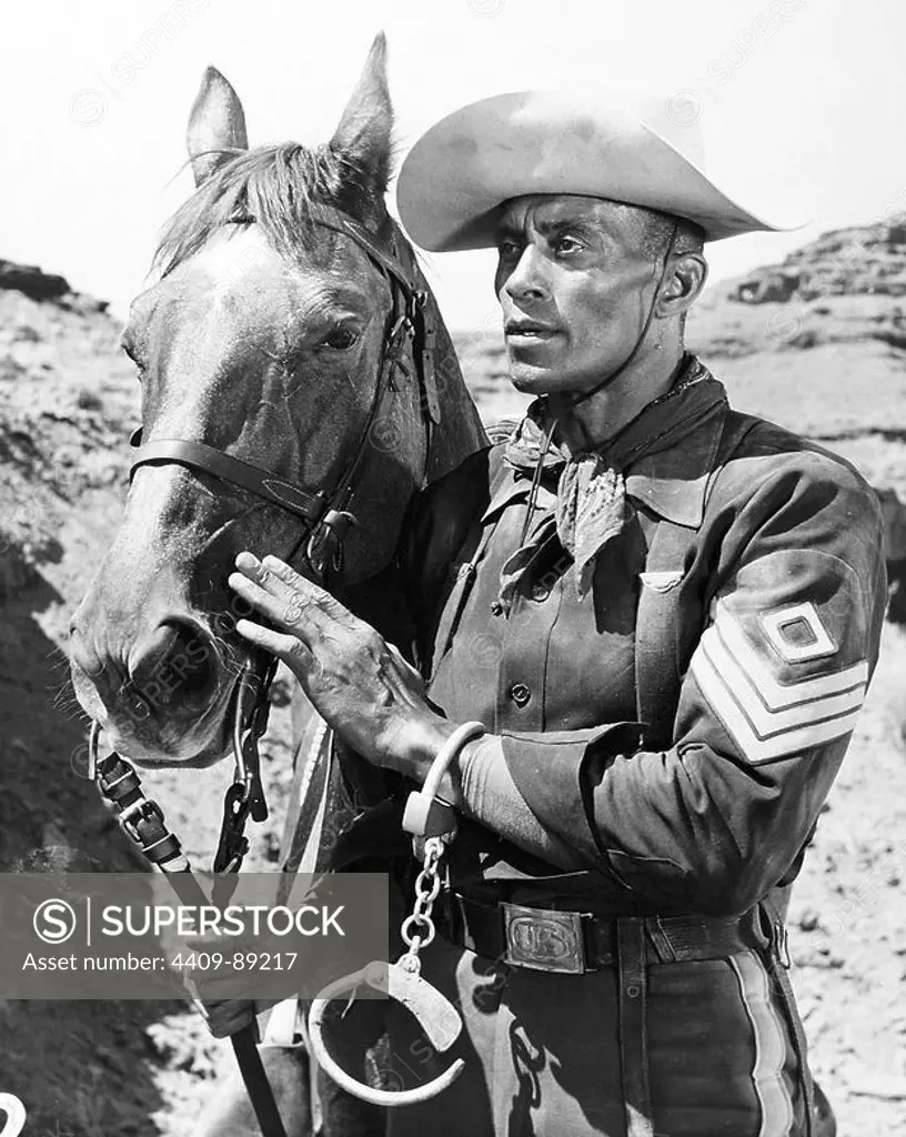 WOODY STRODE in SERGEANT RUTLEDGE (1960), directed by JOHN FORD.