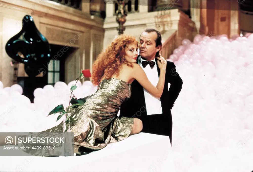 SUSAN SARANDON and JACK NICHOLSON in THE WITCHES OF EASTWICK (1987), directed by GEORGE MILLER.