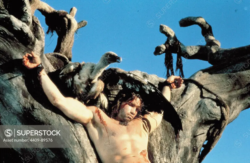 ARNOLD SCHWARZENEGGER in CONAN THE BARBARIAN (1982), directed by JOHN MILIUS.