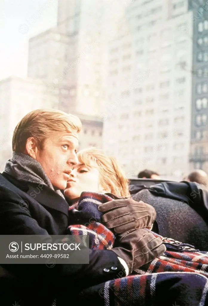 JANE FONDA and ROBERT REDFORD in BAREFOOT IN THE PARK (1967), directed by GENE SAKS.