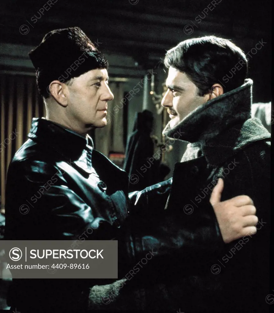 ALEC GUINNESS and OMAR SHARIF in DOCTOR ZHIVAGO (1965), directed by DAVID LEAN.