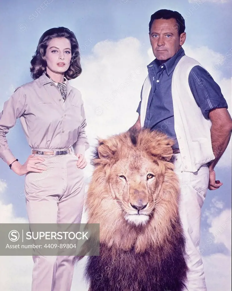 WILLIAM HOLDEN and CAPUCINE in THE LION (1962).