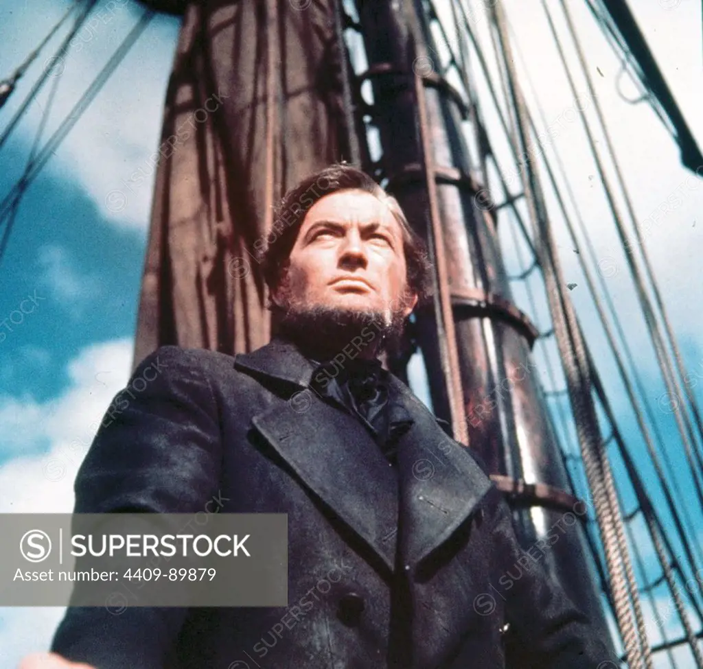 GREGORY PECK in MOBY DICK (1956), directed by JOHN HUSTON.