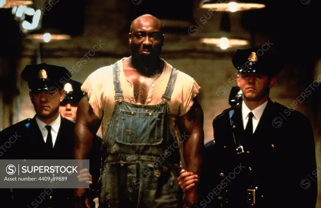 TOM HANKS, DAVID MORSE and MICHAEL CLARKE DUNCAN in THE GREEN MILE (1999), directed by FRANK DARABONT.