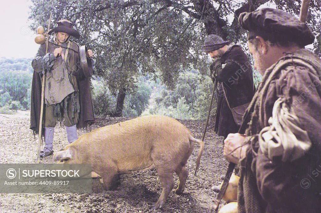 ANTONIO RESINES, ALFREDO LANDA and AGUSTIN GONZALEZ in LA MARRANA (1992), directed by JOSE LUIS CUERDA.