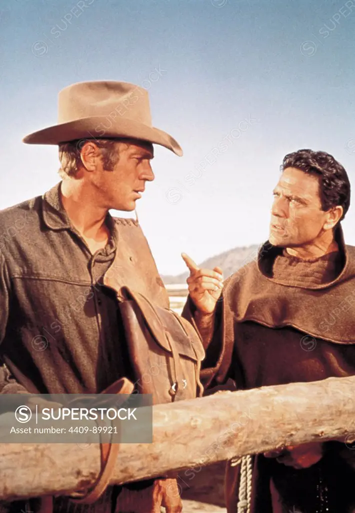 RAF VALLONE and STEVE MCQUEEN in NEVADA SMITH (1966), directed by HENRY HATHAWAY.