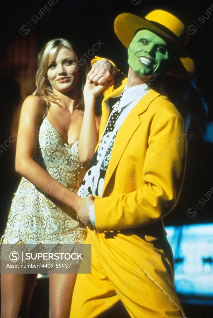JIM CARREY and CAMERON DIAZ in THE MASK (1994), directed by CHUCK RUSSELL.
