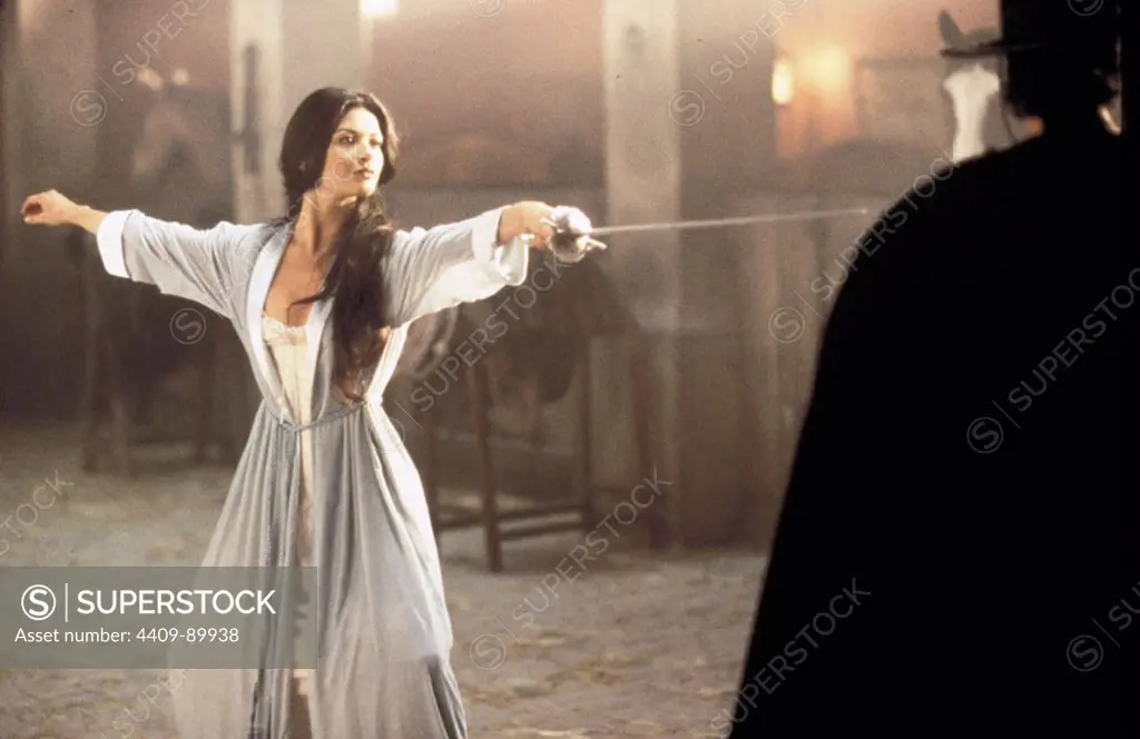 CATHERINE ZETA-JONES in THE MASK OF ZORRO (1998), directed by MARTIN CAMPBELL.