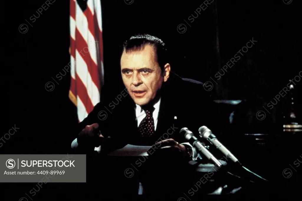 ANTHONY HOPKINS in NIXON (1995), directed by OLIVER STONE.