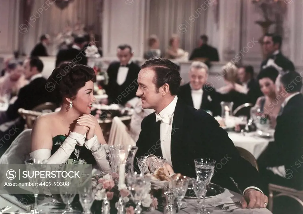 DAVID NIVEN and KATHRYN GRAYSON in THE TOAST OF NEW ORLEANS (1950), directed by NORMAN TAUROG.