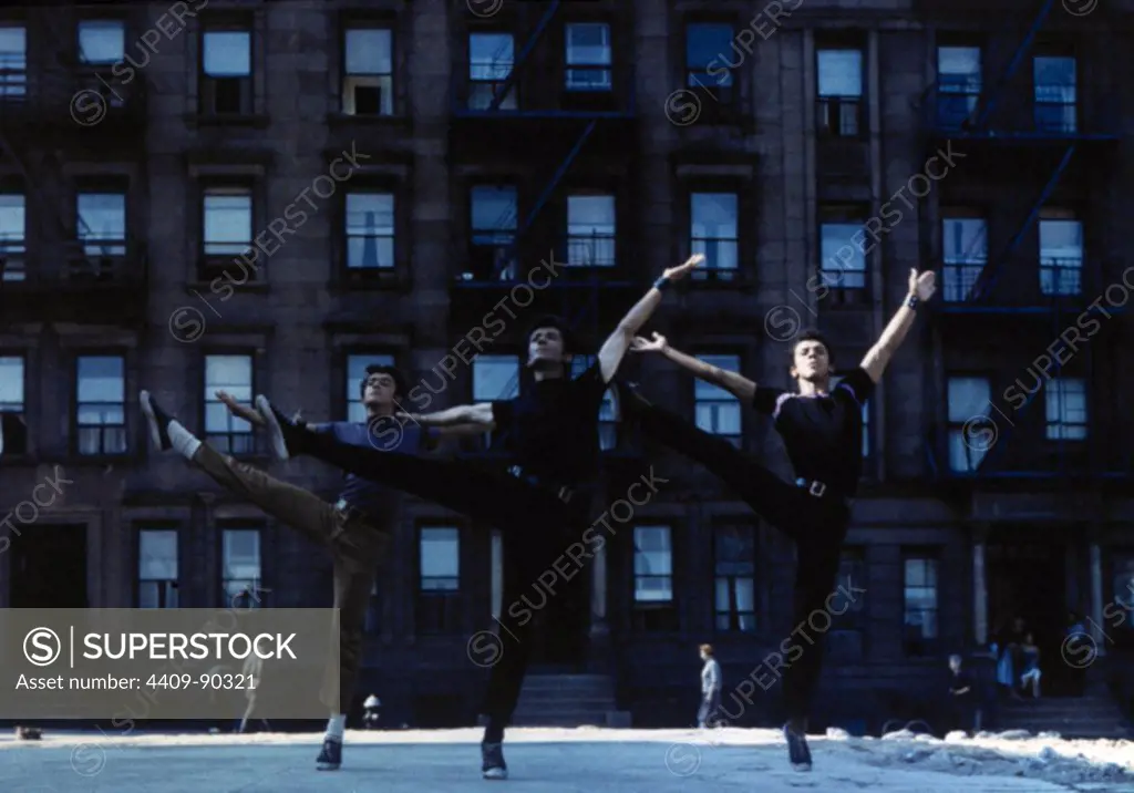 GEORGE CHAKIRIS in WEST SIDE STORY (1961), directed by ROBERT WISE.