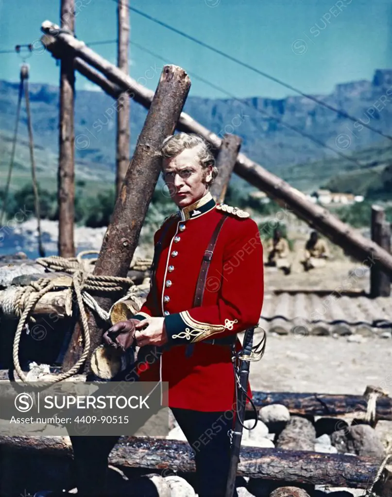 MICHAEL CAINE in ZULU (1964), directed by CY ENDFIELD.