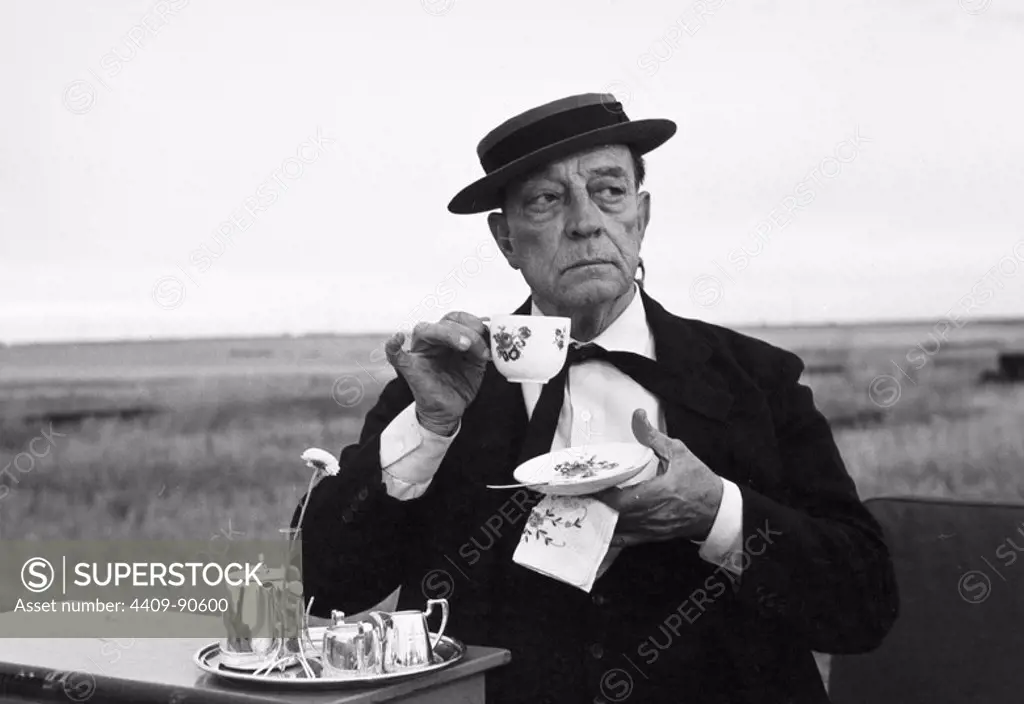 BUSTER KEATON in THE RAILROADER (1965), directed by GERRY POTTERTON.