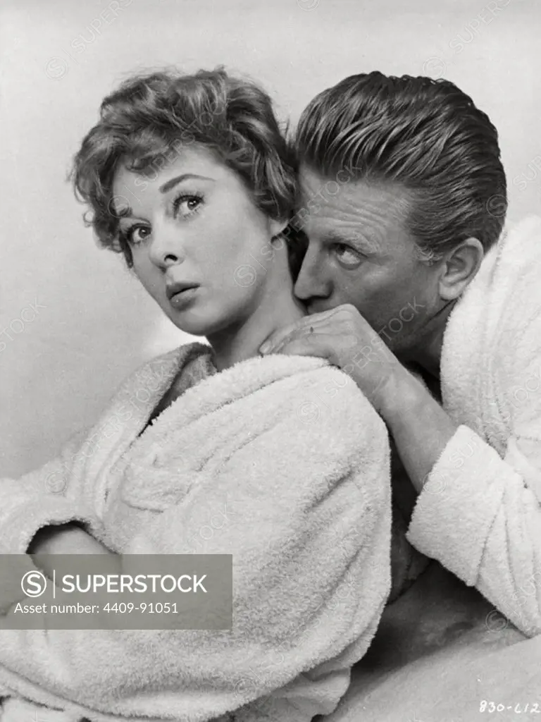 KIRK DOUGLAS and SUSAN HAYWARD in TOP SECRET AFFAIR (1957), directed by H. C. POTTER.