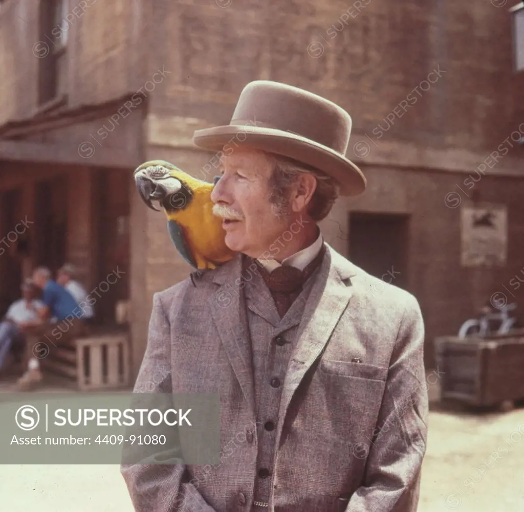 BURGESS MEREDITH in THERE WAS A CROOKED MAN (1970), directed by JOSEPH L. MANKIEWICZ.