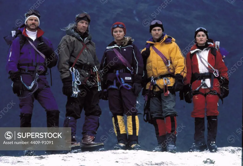 IZABELLA SCORUPCO, BILL PAXTON, SCOTT GLENN, CHRIS O'DONNELL and ROBIN TUNNEY in VERTICAL LIMITS (2000), directed by MARTIN CAMPBELL.