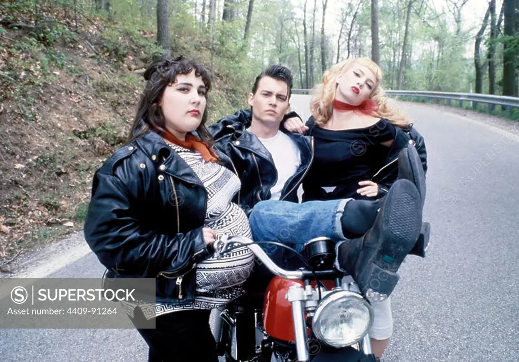 JOHNNY DEPP, RICKI LAKE and TRACI LORDS in CRY-BABY (1990), directed by JOHN WATERS.