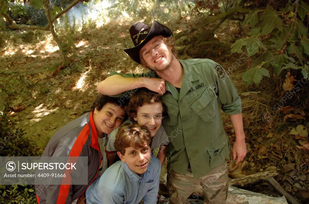 OWEN WILSON, DAVID DORFMAN, TROY GENTILE and NATE HARTLEY in DRILLBIT TAYLOR (2008), directed by STEVEN BRILL.