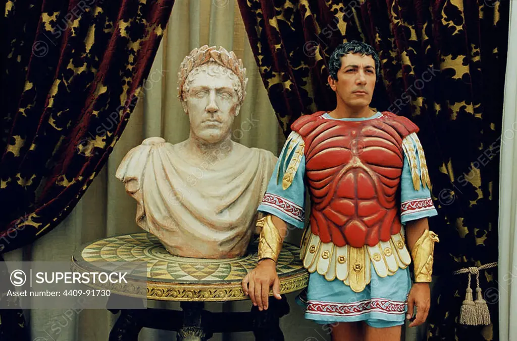 ALAIN CHABAT in ASTERIX & OBELIX: MISSION CLEOPATRA (2002) -Original title: ASTERIX ET OBELIX, MISSION CLEOPATRE-, directed by ALAIN CHABAT.