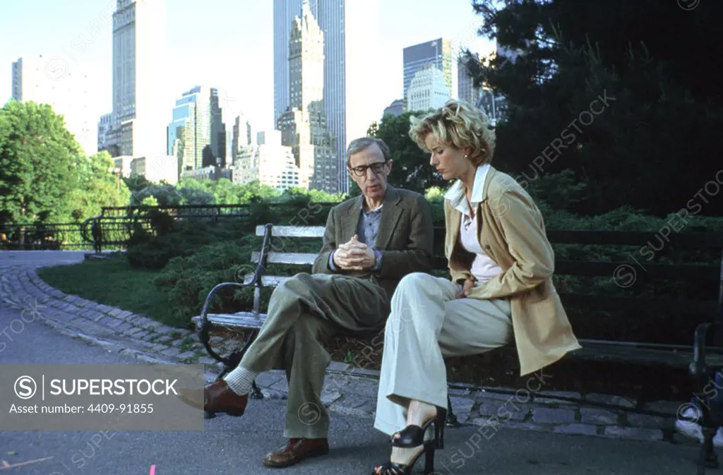 TEA LEONI and WOODY ALLEN in HOLLYWOOD ENDING (2002), directed by WOODY ALLEN.