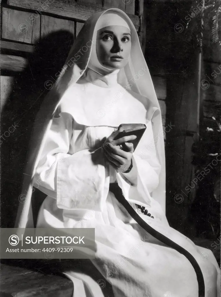 AUDREY HEPBURN in THE NUN'S STORY (1959), directed by FRED ZINNEMANN.