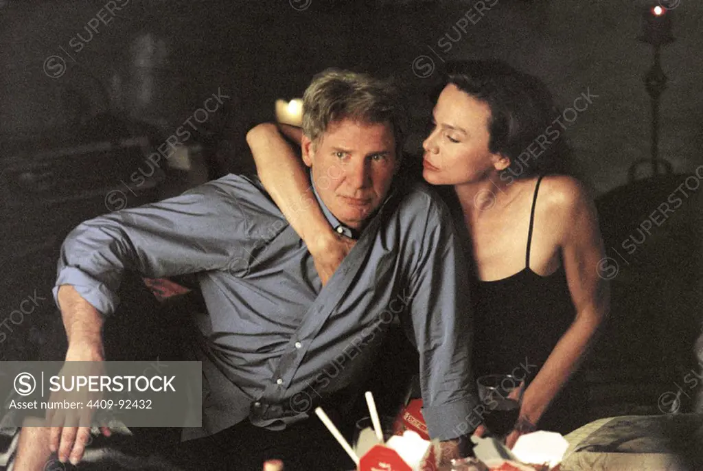 HARRISON FORD and LENA OLIN in HOLLYWOOD HOMICIDE (2003), directed by RON SHELTON. Copyright: Editorial use only. No merchandising or book covers. This is a publicly distributed handout. Access rights only, no license of copyright provided. Only to be reproduced in conjunction with promotion of this film.