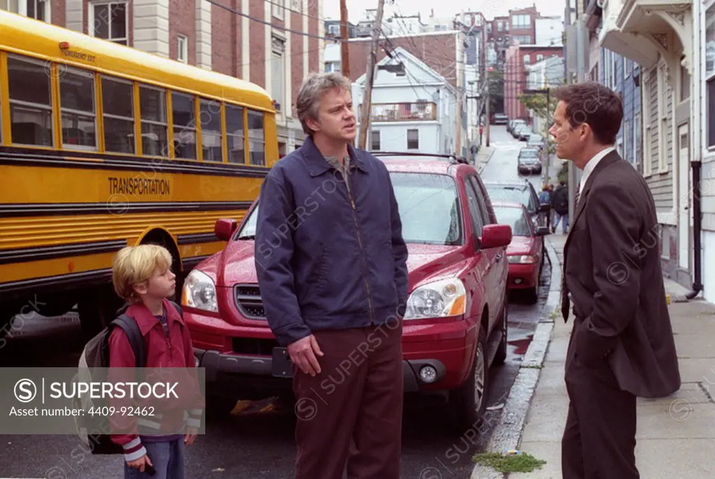 KEVIN BACON, TIM ROBBINS and CAYDEN BOYD in MYSTIC RIVER (2003), directed by CLINT EASTWOOD.