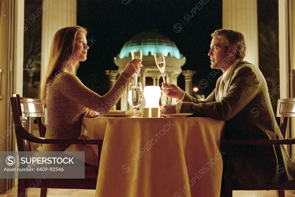 GEORGE CLOONEY and CATHERINE ZETA-JONES in INTOLERABLE CRUELTY (2003), directed by ETHAN COEN and JOEL COEN.