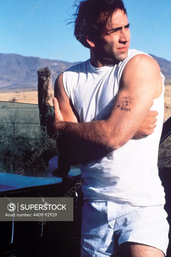 NICOLAS CAGE in RED ROCK WEST (1992), directed by JOHN DAHL.