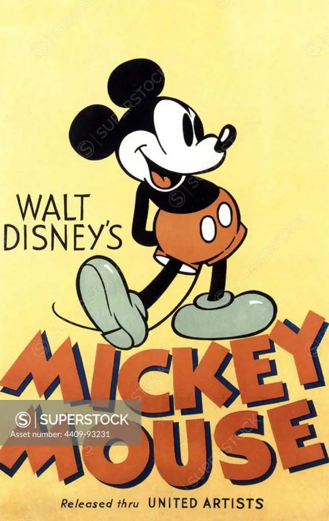MICKEY MOUSE in MISC: MICKEY MOUSE. A Mickey Mouse poster.